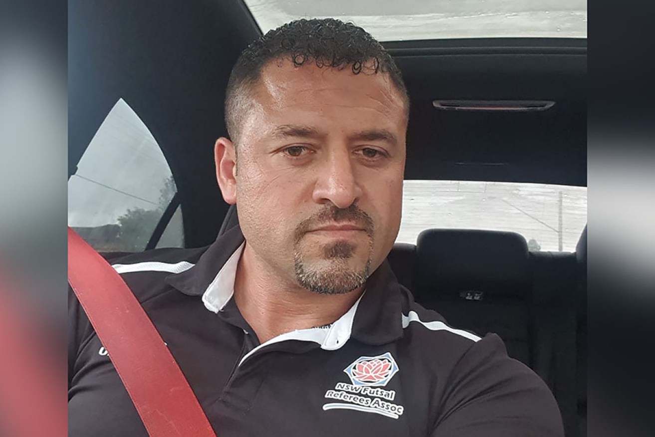 Soccer referee Khodr Yaghi is contesting charges he assaulted a woman at a pub.