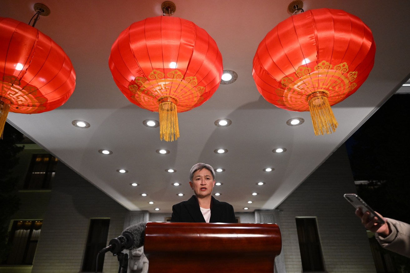 Foreign Minister Penny Wong says it's in the interest of Australia and China to ease trade barriers.