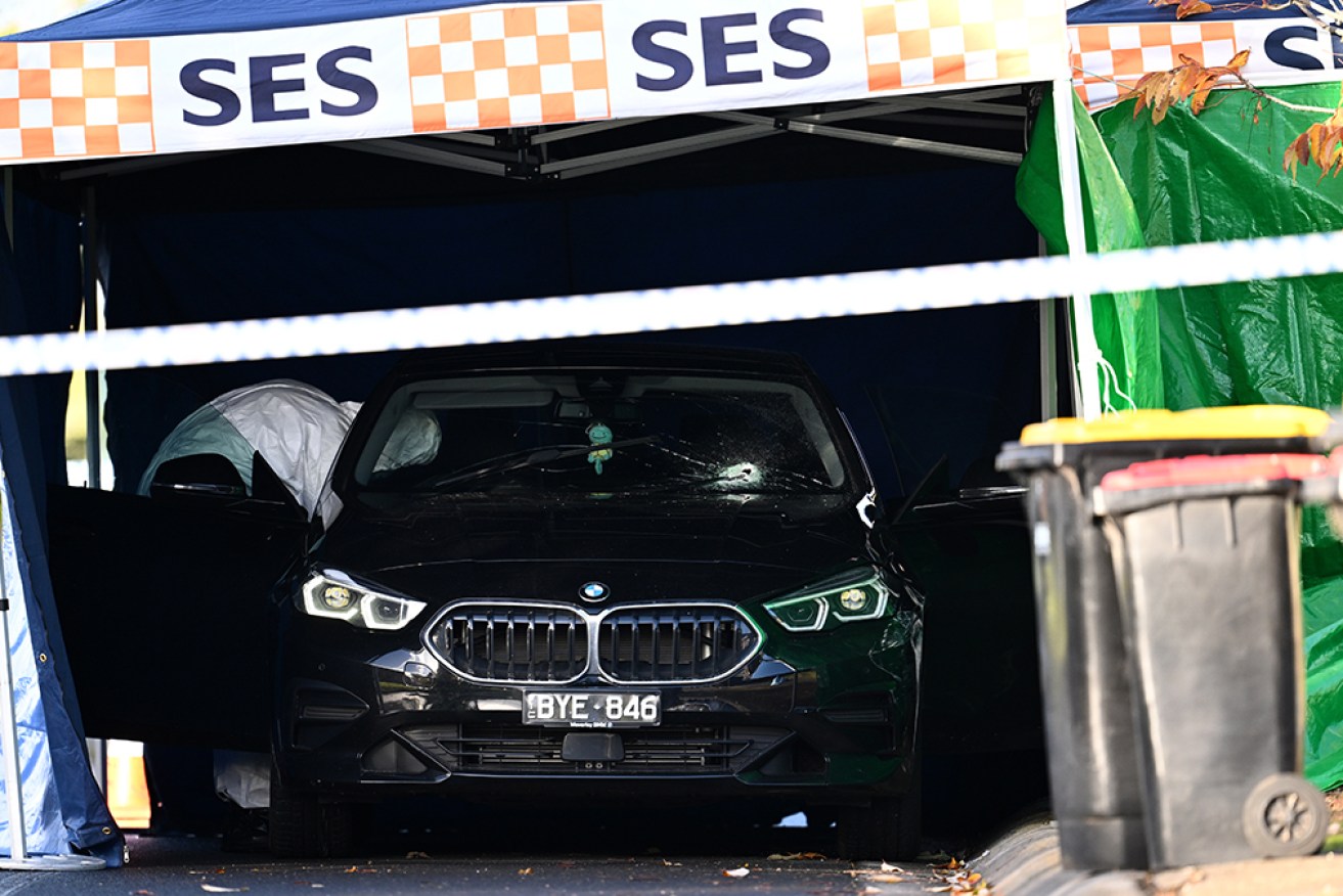A man has died after being found critically injured in a car in suburban Melbourne.