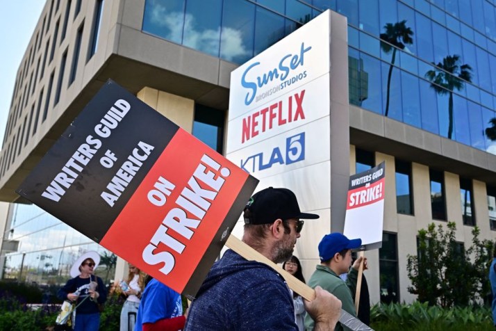 US films, TV shows shut down with writers strike