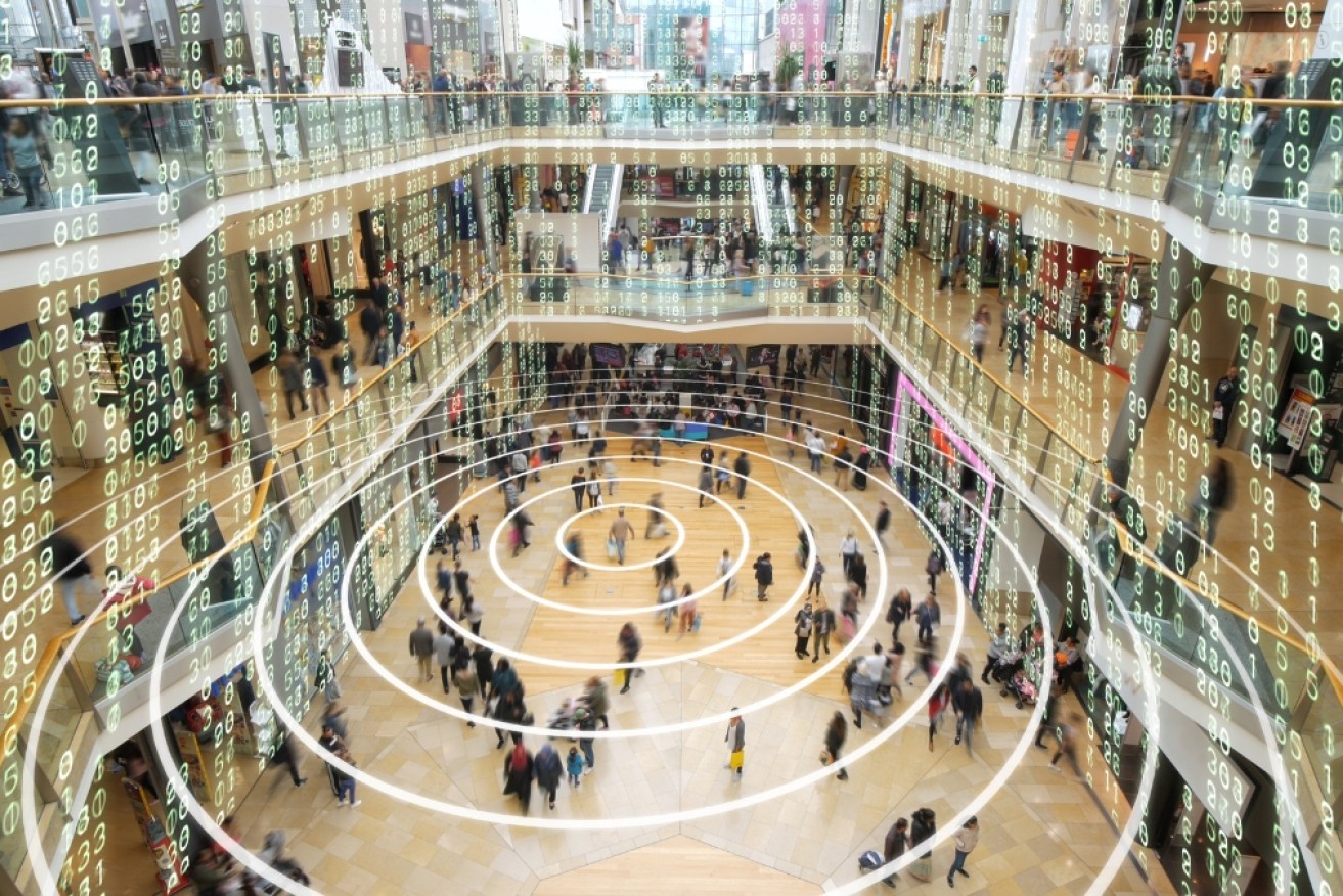 You're likely being tracked from the moment you set foot in a large shopping centre. 