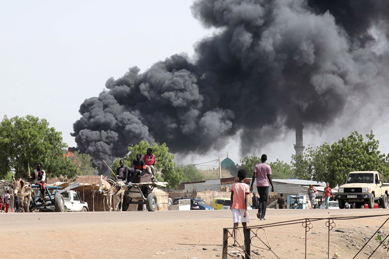 Fighting in Sudan has killed hundreds of people and driven at least 200,000 refugees into neighbouring countries.