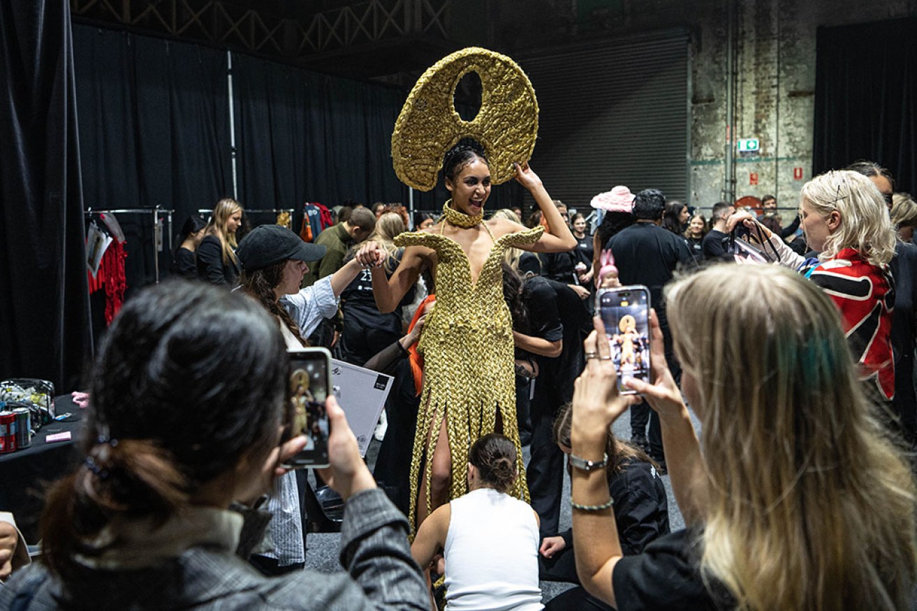 Every aspect of Nathaniel Youkhana's outfits are made to flatter the figure regardless of size.