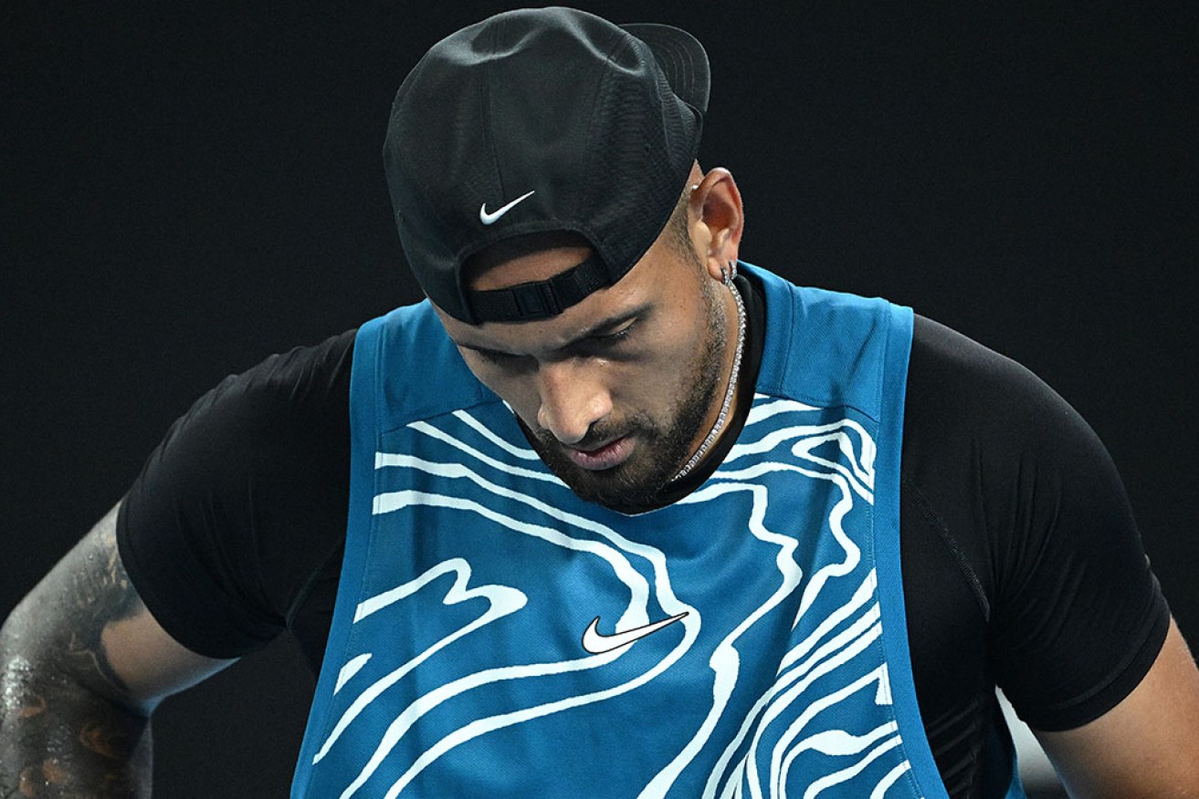 Nick Kyrgios has suffered a further setback in his preparation for a grand slam return at Wimbledon.