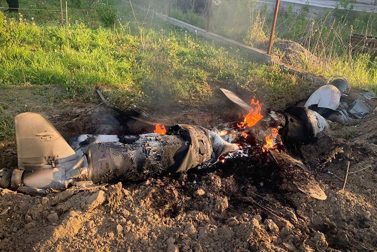 Ukraine says says only a couple of the Russian drones made it through Kyiv's anti-missile defences. .