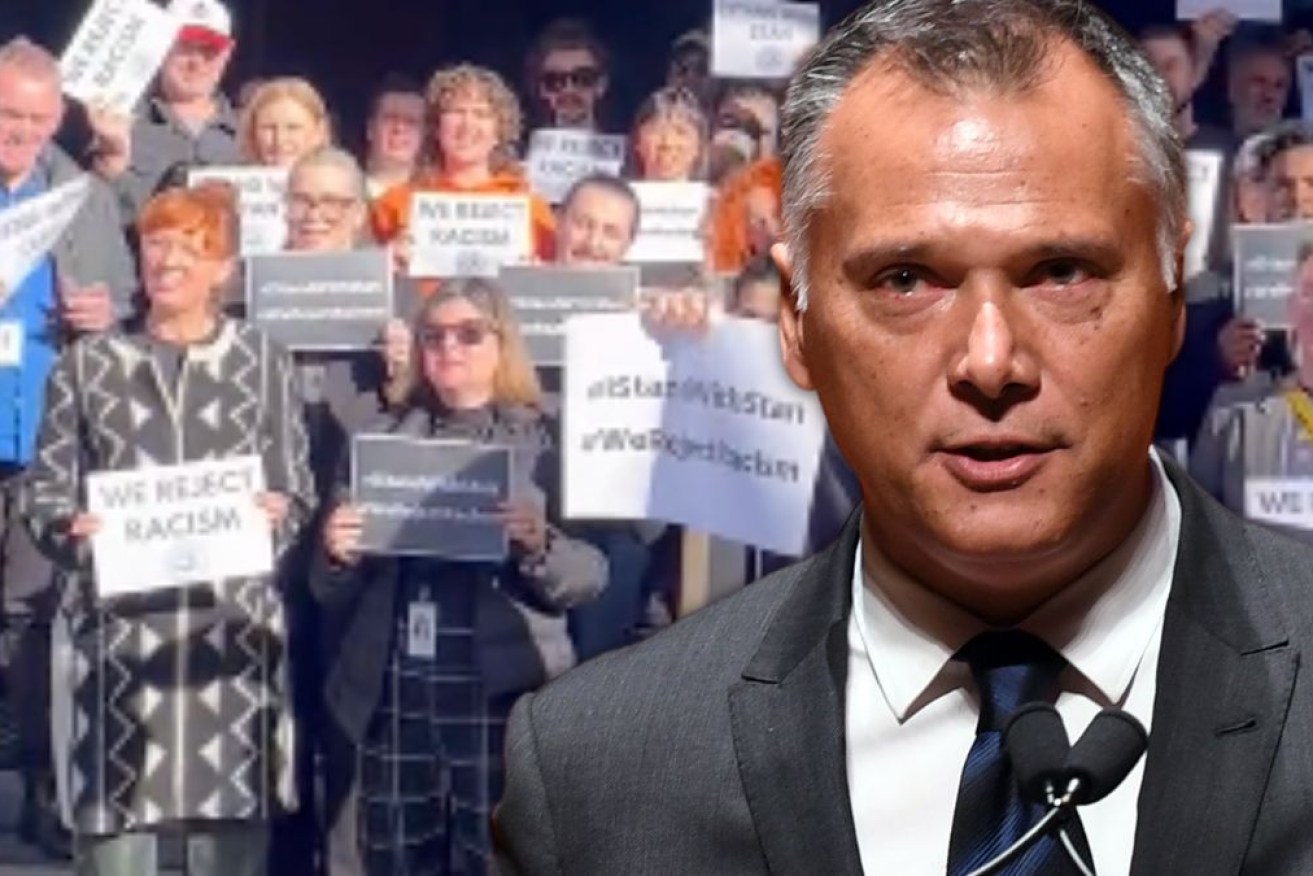 ABC staff walked off the job on Monday, to protest the torrent of abuse aimed at Indigenous journalist Stan Grant.