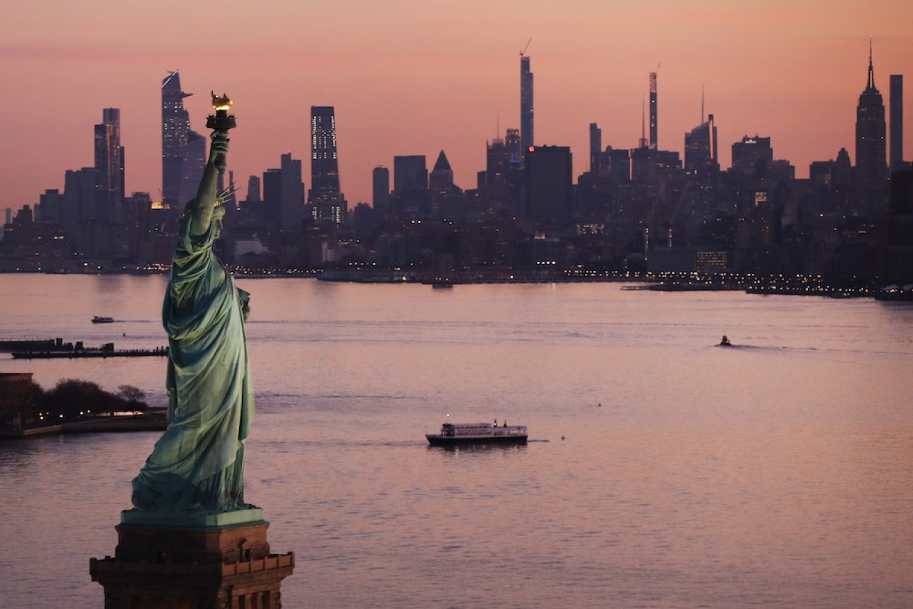 New York City is sinking due to the weight of its one million buildings.