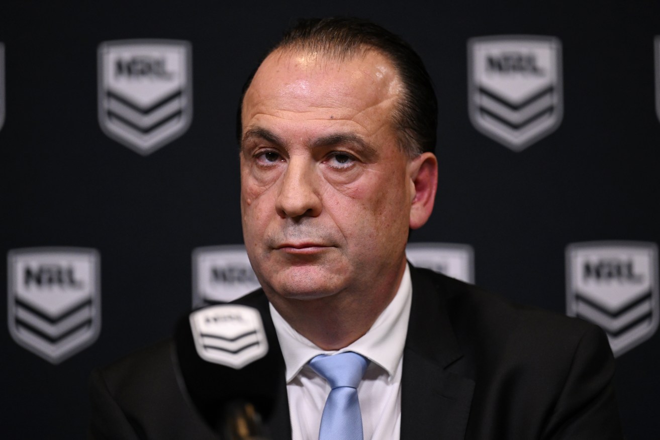 Racing NSW boss Peter V'Landys is also chairman of the Australian Rugby League Commission.