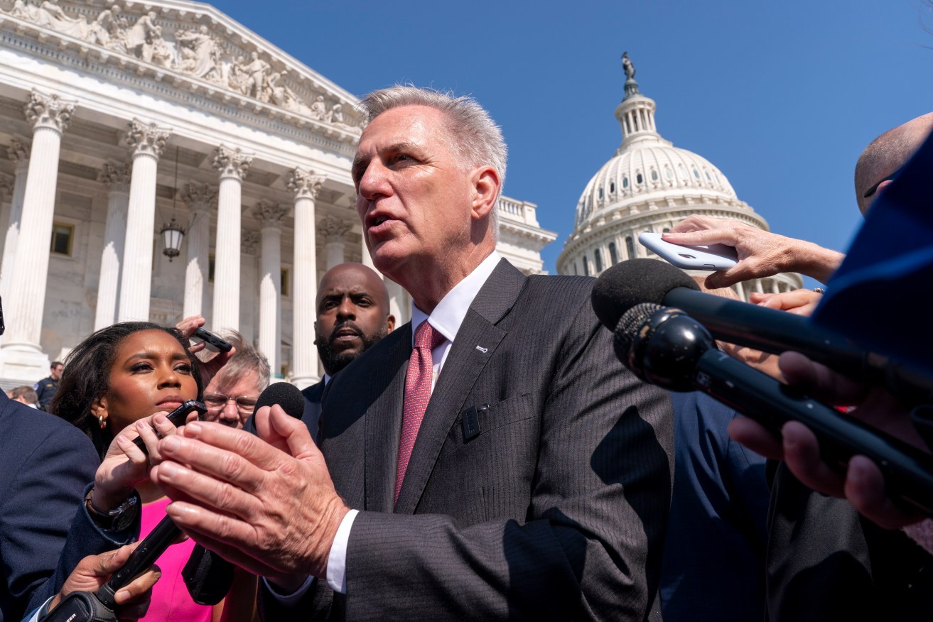 Kevin McCarthy calls Matt Gaetz's US speaker leadership challenge disruptive.