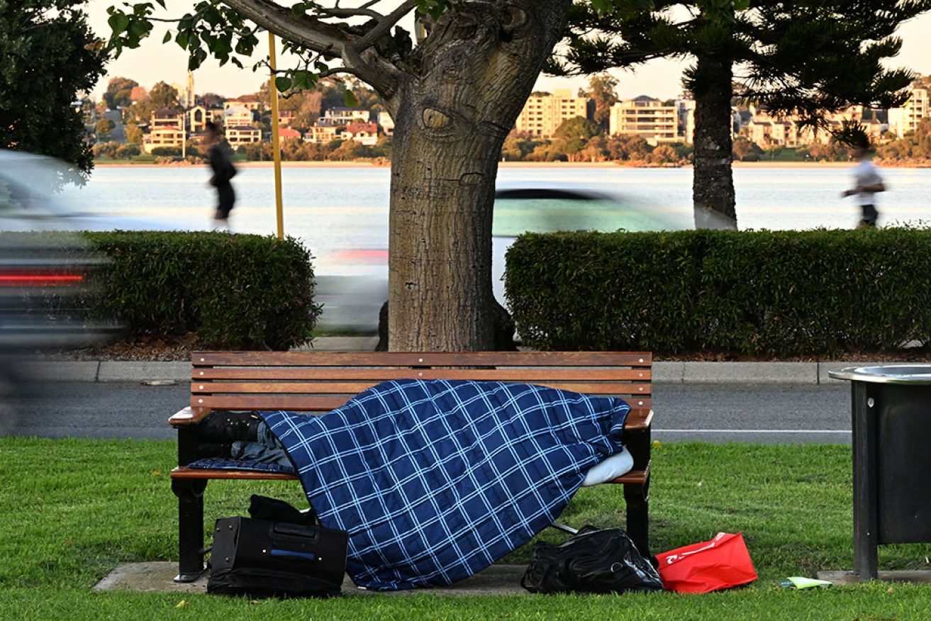 The number of people sleeping rough is surging. 