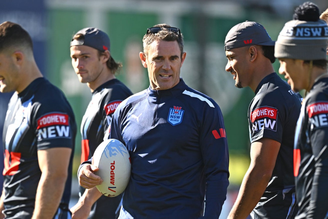 The colour of the NSW jerseys threatened to overshadow the Blues' preparations.