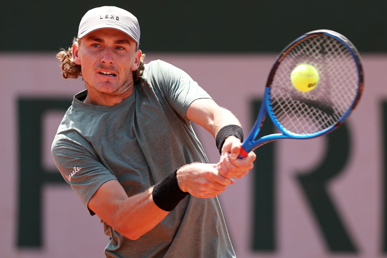 Max Purcell has earned the first grand slam singles victory of his career at Roland Garros.