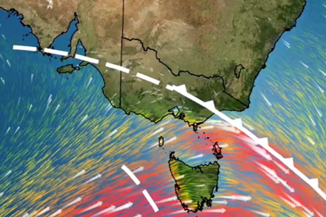 A night of wild weather is on the way for three states as winter arrives.