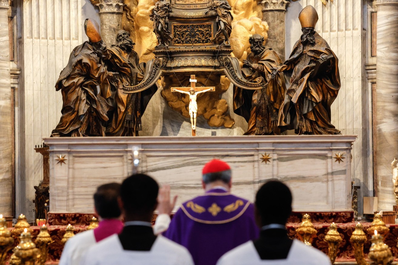 Cardinal Mauro Gambetti has celebrated a penitential rite in St Peter's Basilica. 