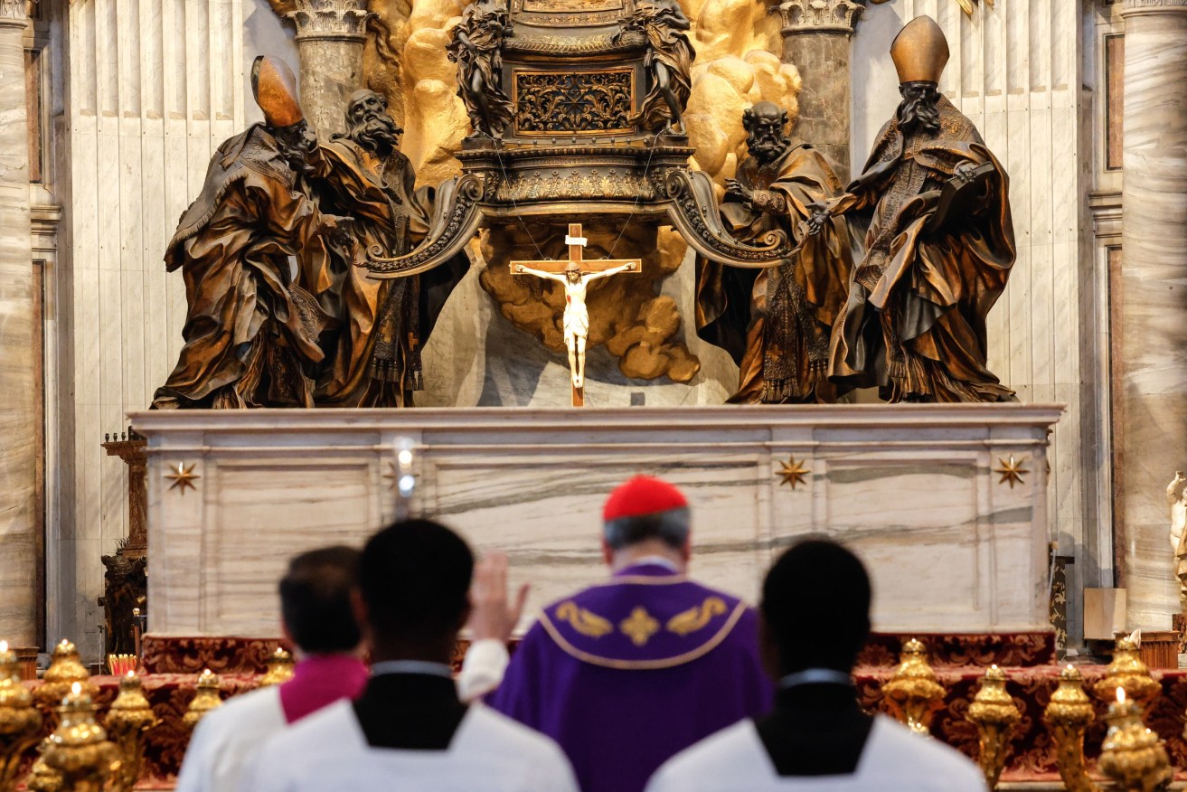 Cardinal Mauro Gambetti has celebrated a penitential rite in St Peter's Basilica.