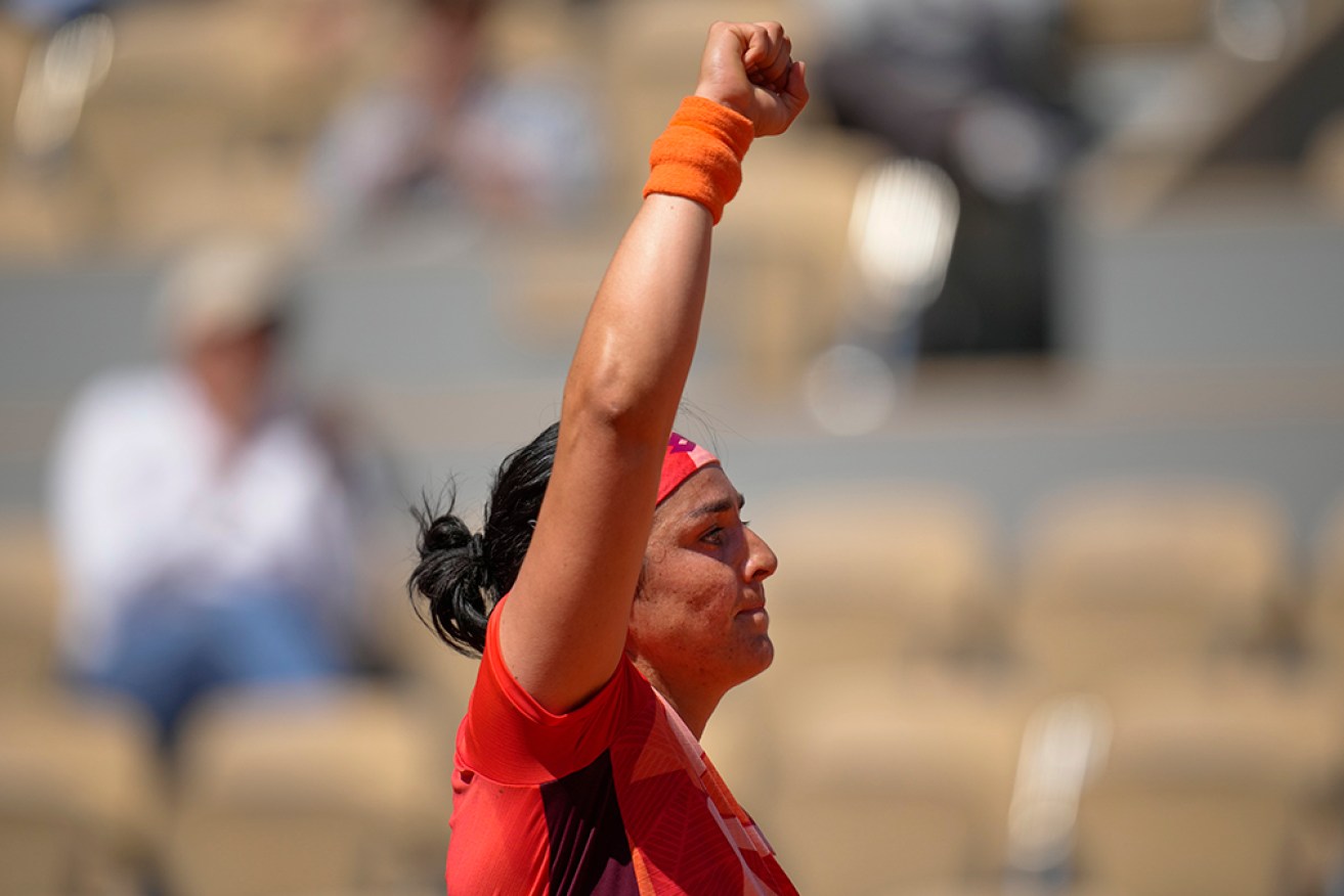 Ons Jabeur advanced to the quarter-finals of the French Open after a 6-3 6-1 win over Bernarda Pera.