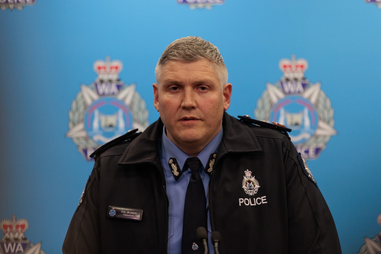 WA Police Commissioner Col Blanch says the stabbing won't officially be deemed a terrorist incident.