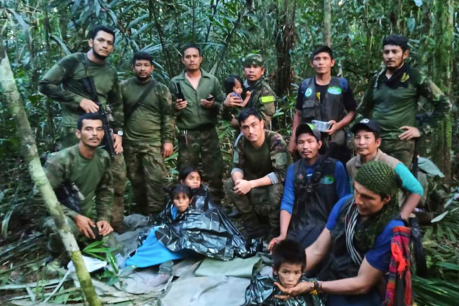 Plane-crash kids found alive after five weeks alone in Colombia jungle