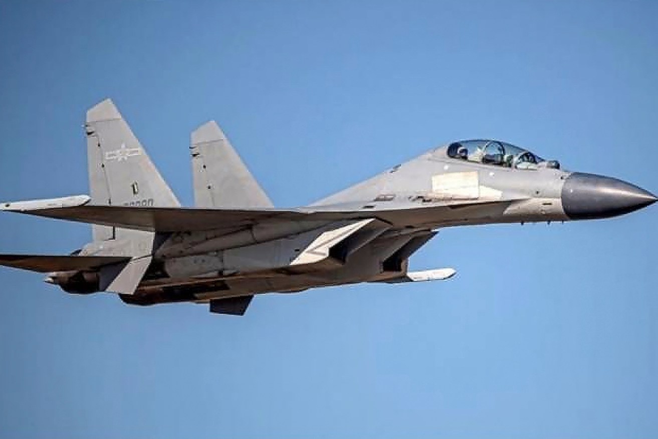 Eight Chinese military planes were detected on Taiwan's side of the strait.