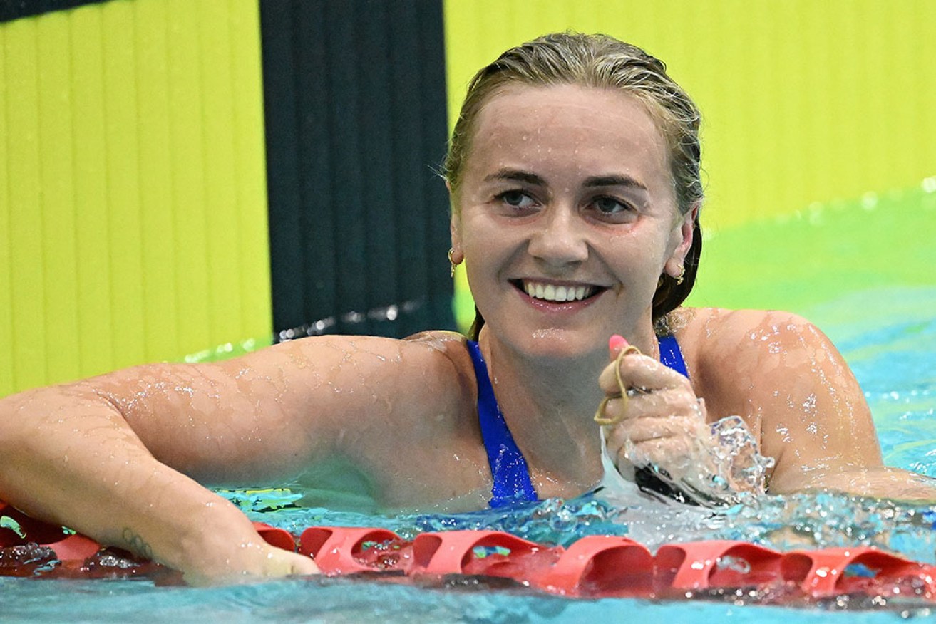 Ariarne Titmus won the women's 400m freestyle final in the trials in Melbourne on Tuesday.