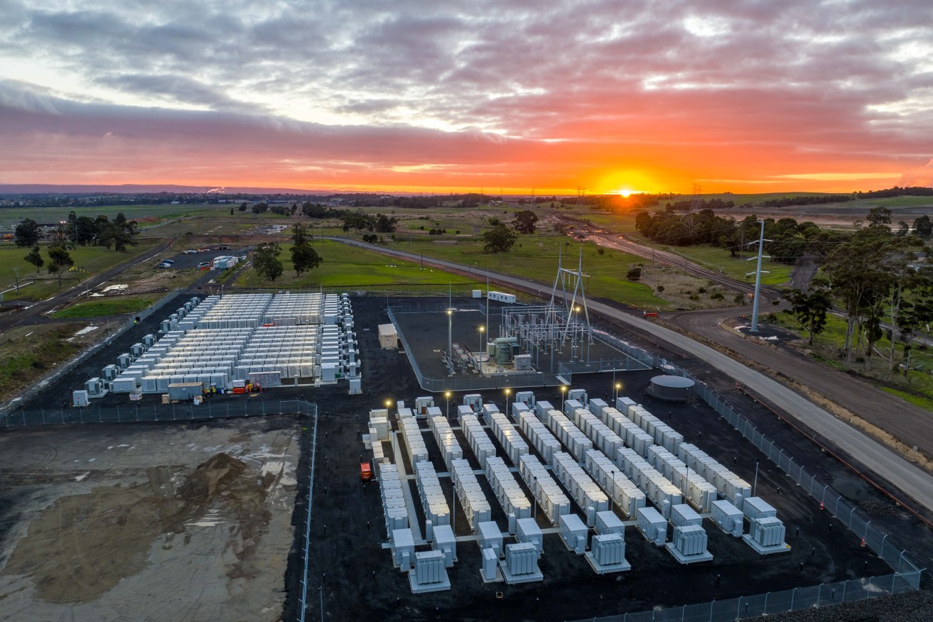 The Hazelwood big battery has been built next to a decommissioned brown coal generator.