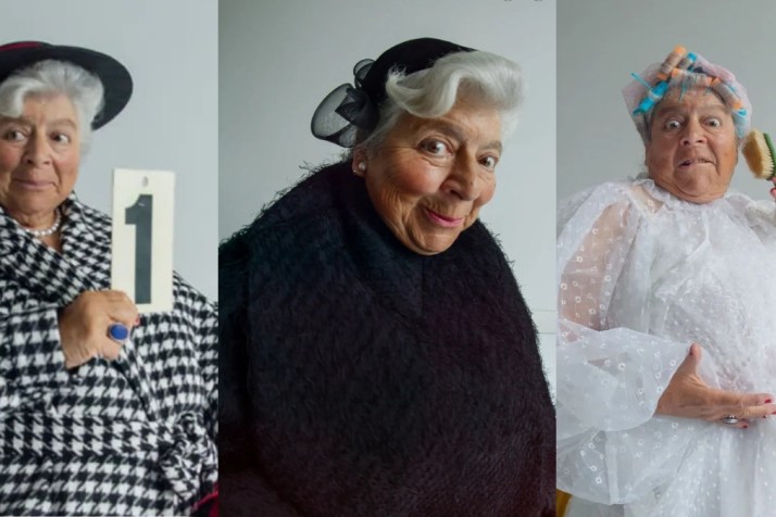 Actor Miriam Margolyes strips off for <i>British Vogue</i>