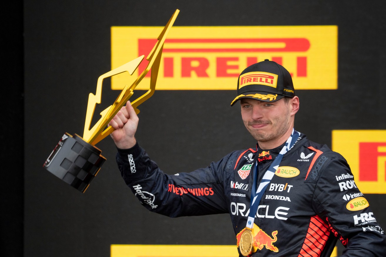 Red Bull's Max Verstappen has tied the late Ayrton Senna with 41 career Formula One grand prix wins, the Dutchman extending his season-long dominance in Canada.
