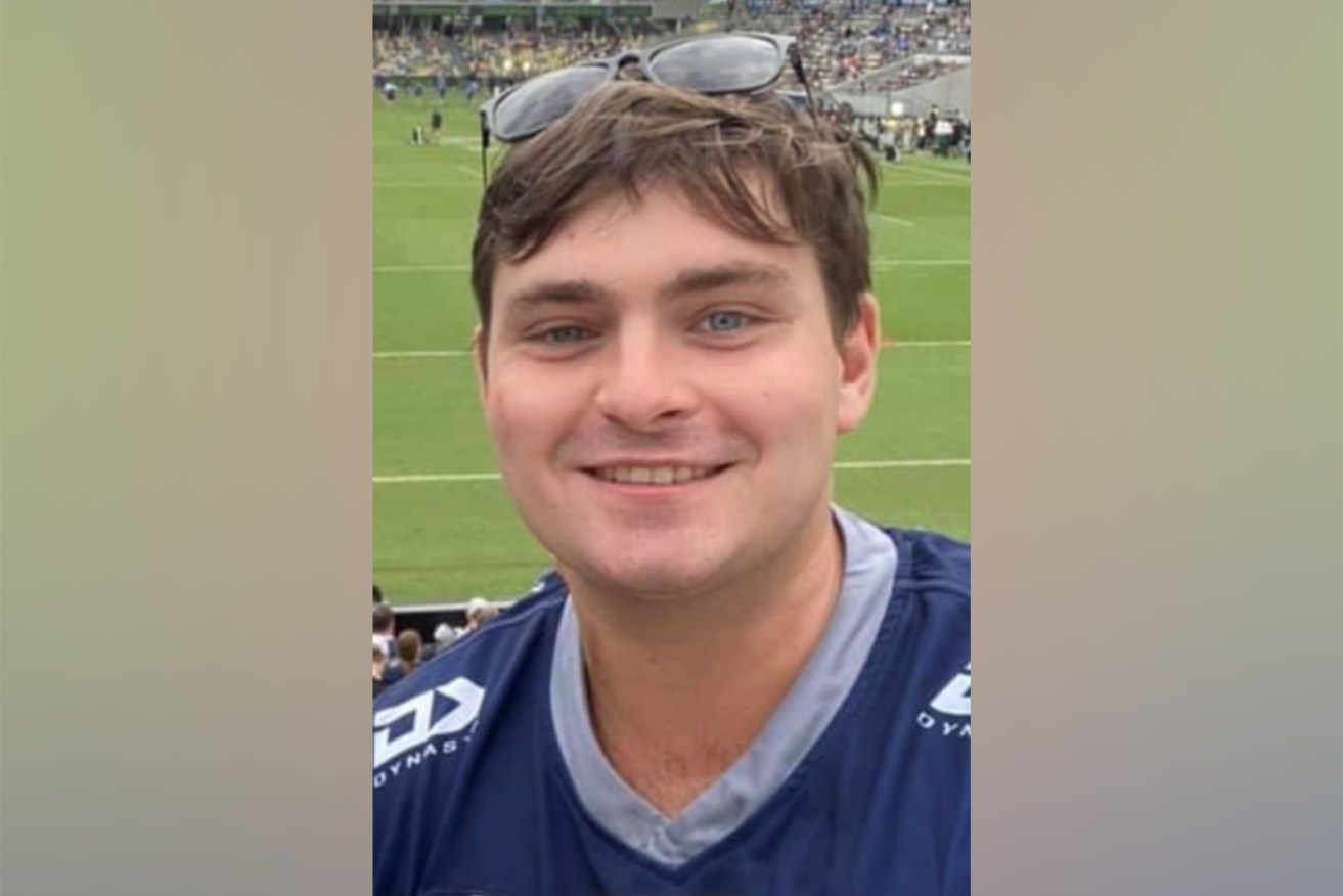 Bushwalker Rory Lane has been found injured in a waterway at the base of a cliff in the hinterland.