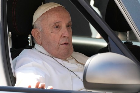 Pope skips speech, blaming breathing difficulties