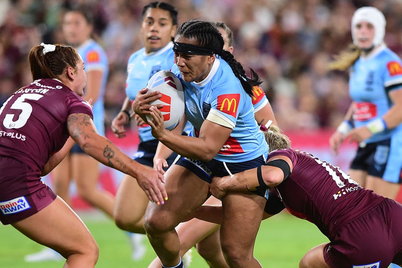 Queensland have won the women's State of Origin Shield despite losing game two 18-14 to NSW.