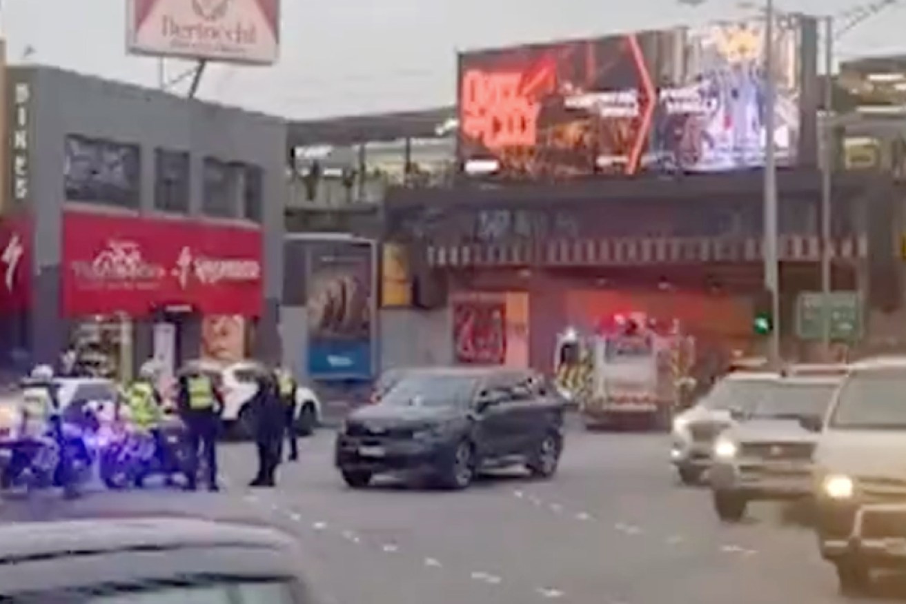 Police say the armed pair carjacked four vehicles across Melbourne.