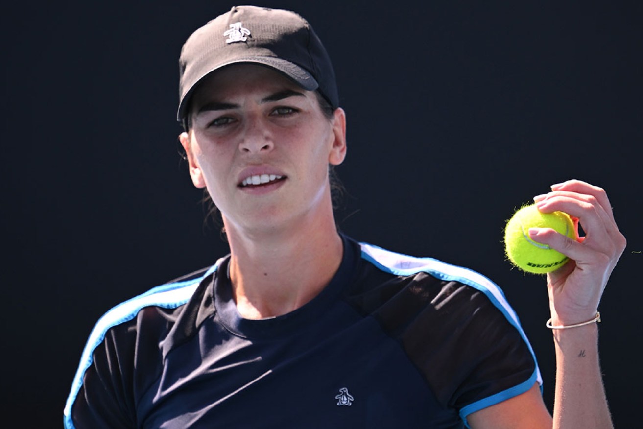 Ajla Tomljanovic will miss WImbledon with a persistent knee injury.