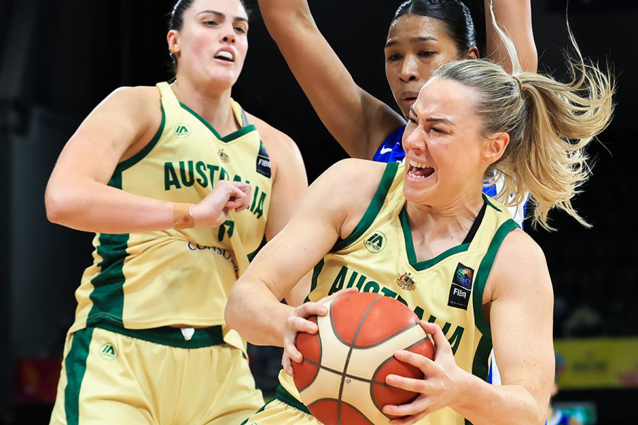 The Opals have cruised to a 105-34 win over the Philippines in their women's Asia Cup opener. 