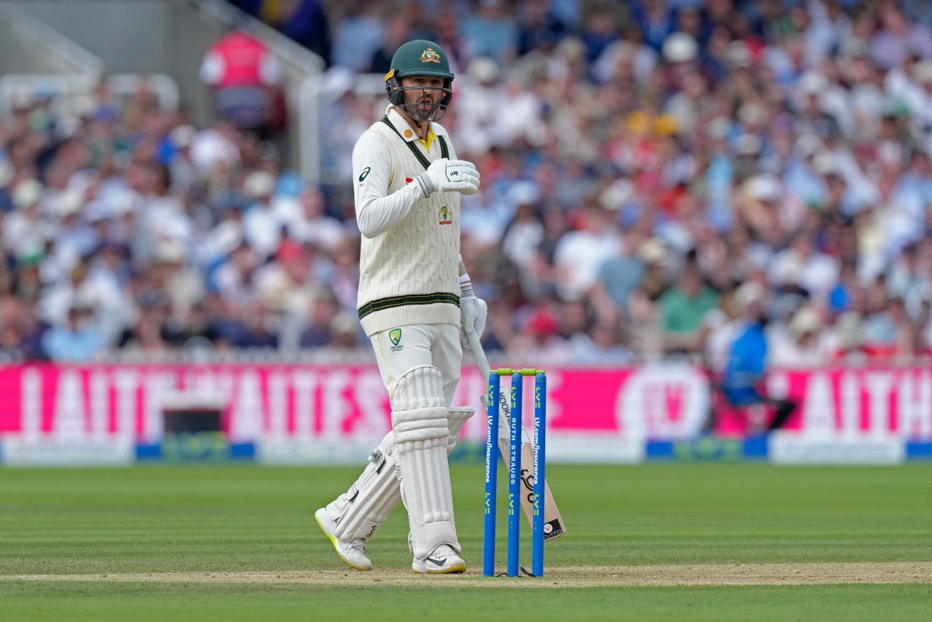 Nathan Lyon said suggestions that he hobbled out to bat to get injured were wrong and in poor taste.