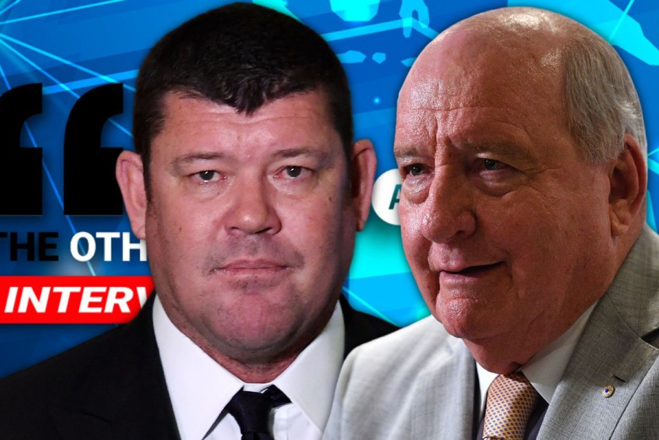 James Packer has emerged as a backer of Alan Jones' media venture.