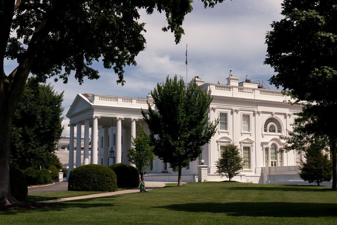 A preliminary test has identified the suspicious substance found at the White House.