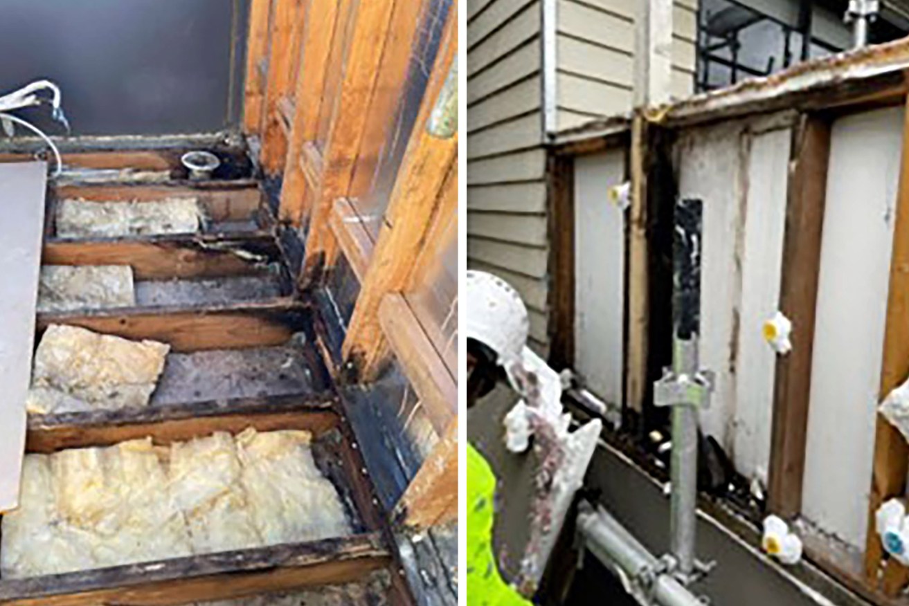 Victorian inspections for flammable cladding have also uncovered serious balcony defects in units.