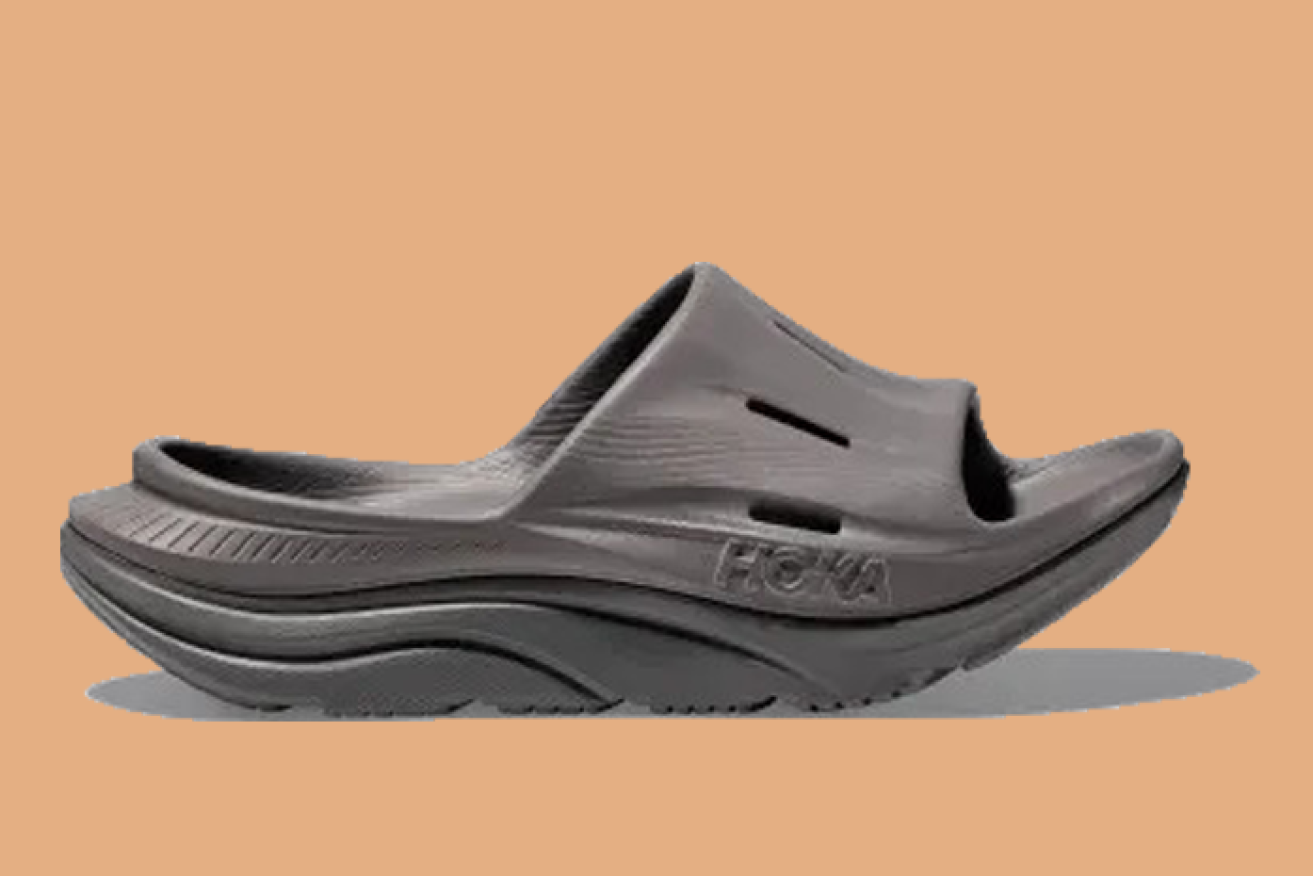 The Hoka slide - ugly but comfy. Photo: Hoka