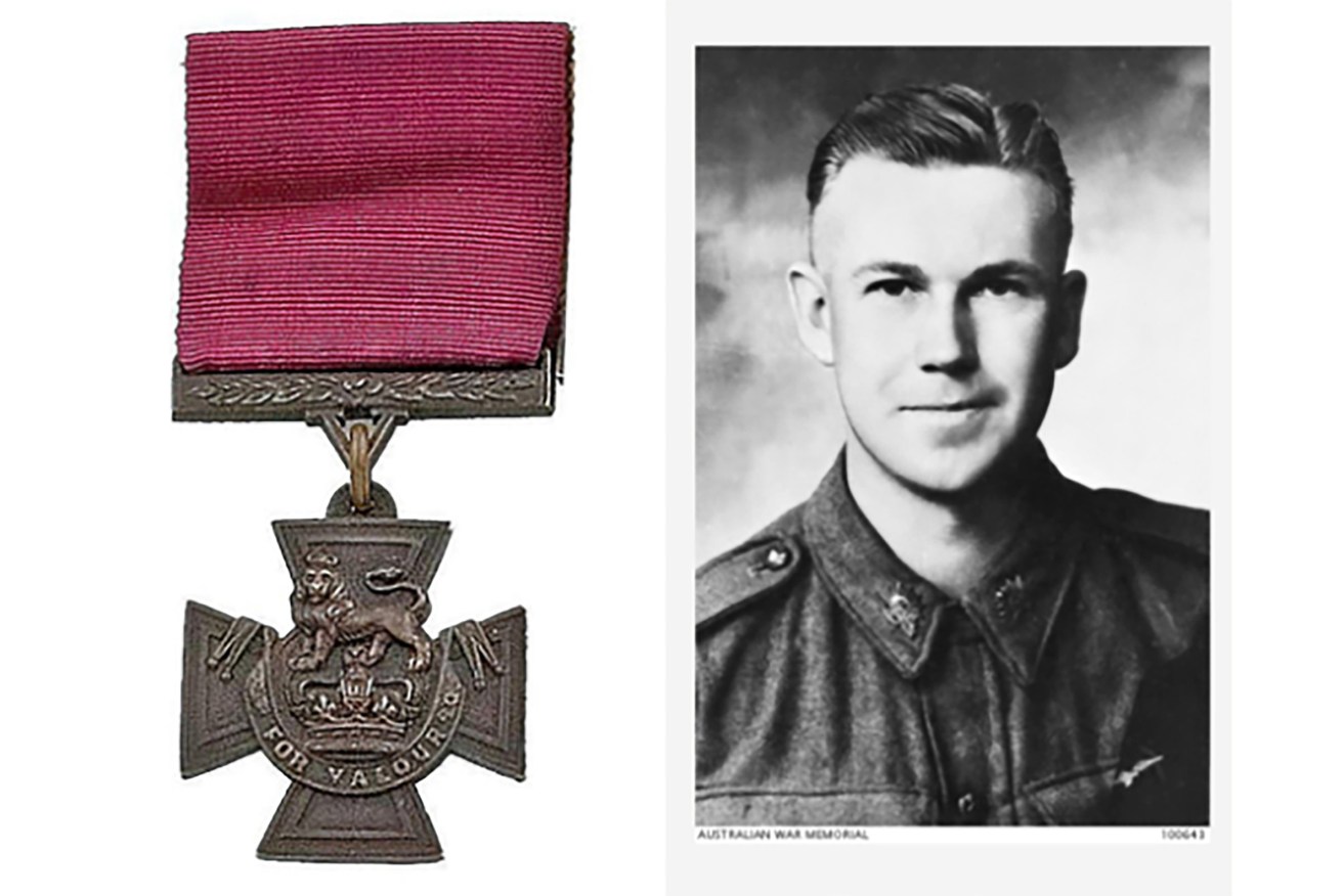 The Victoria Cross awarded to Corporal Jack French was one of only 20 won by Australians in WWII.