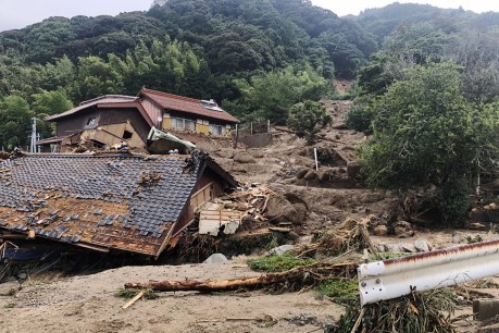 Heavy rain in southern Japan leaves up to six dead