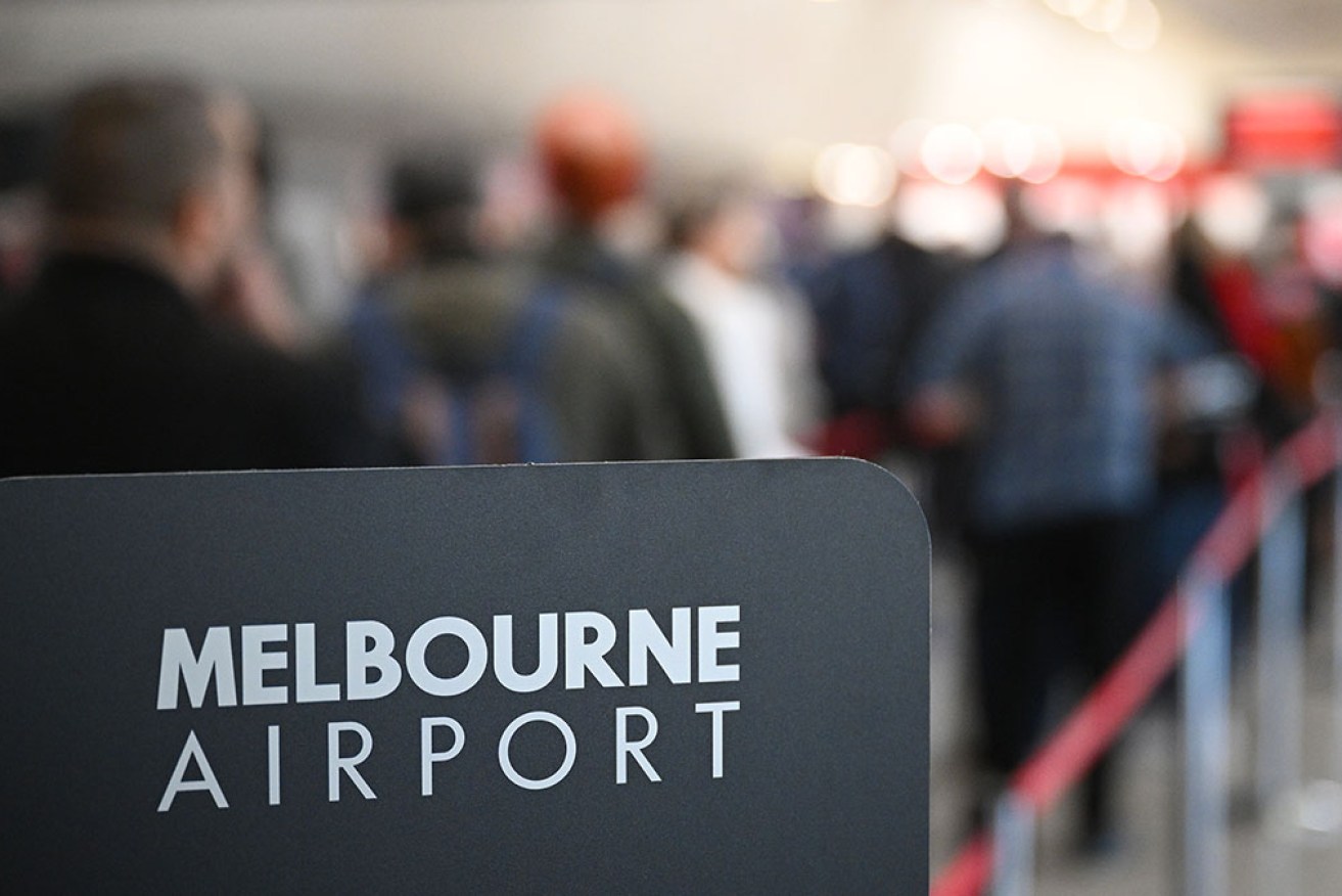 A person infected with measles transited through Melbourne Airport.