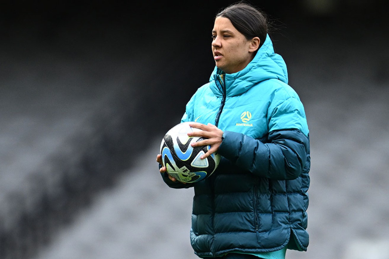 Sam Kerr has maintained her silence after news of the harassment charge. 