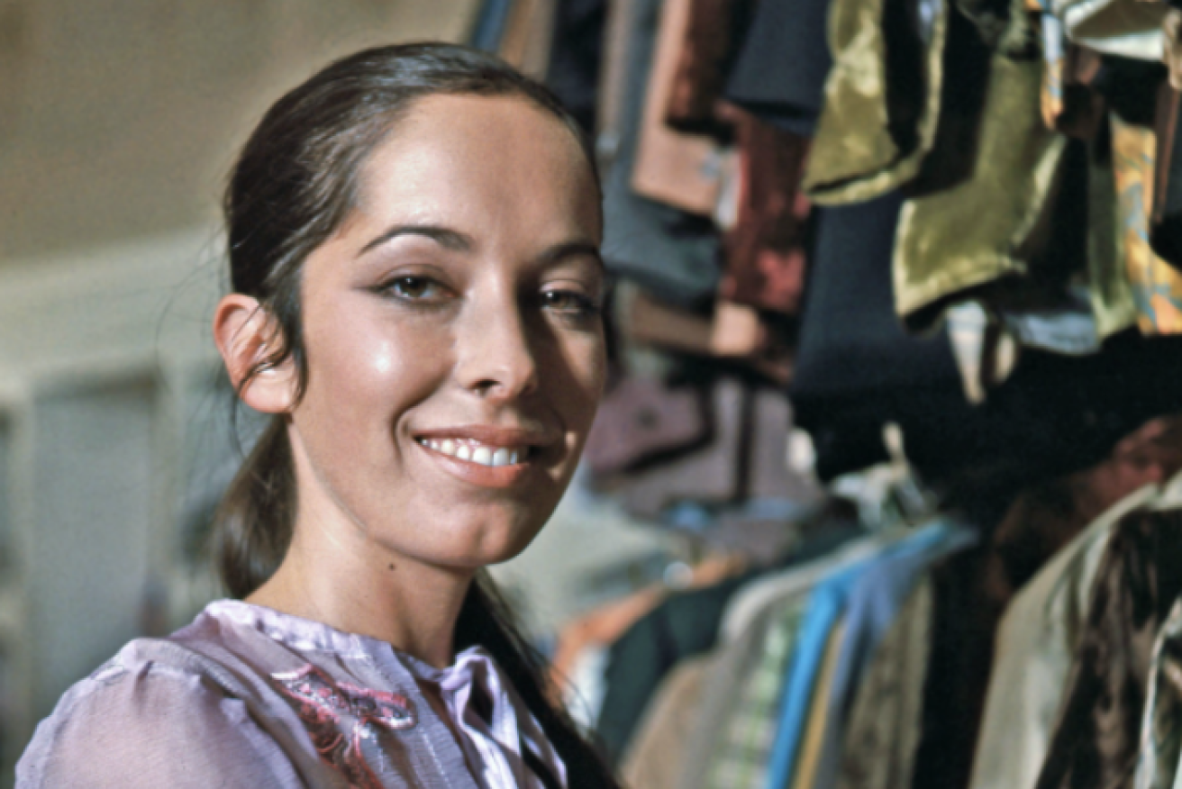 Josephine Chaplin in the early Seventies, before she abandoned acting to tend her kids.