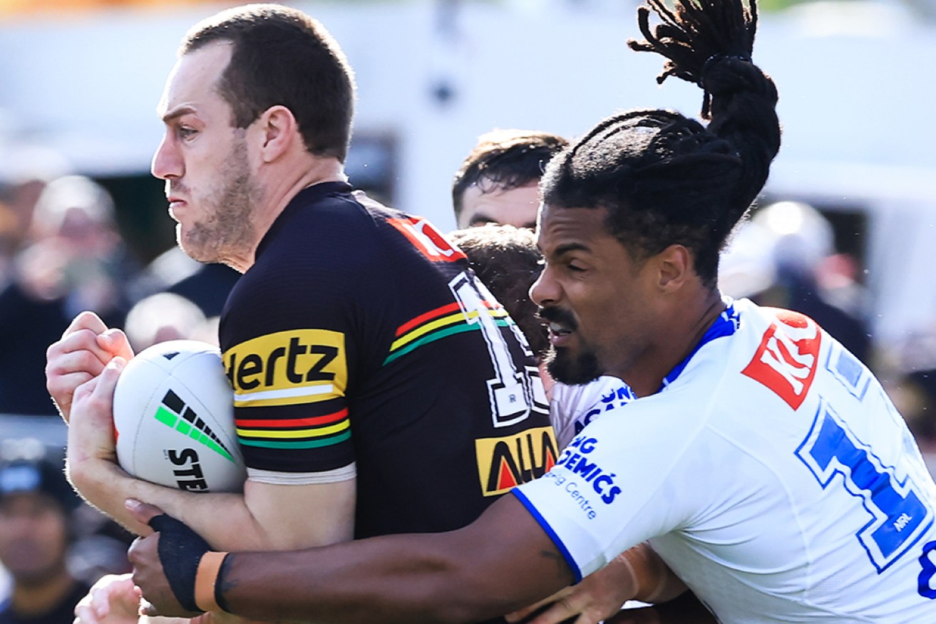 Penrith has confirmed its place at the top of the NRL ladder with a 44-18 win over Canterbury on Sunday.