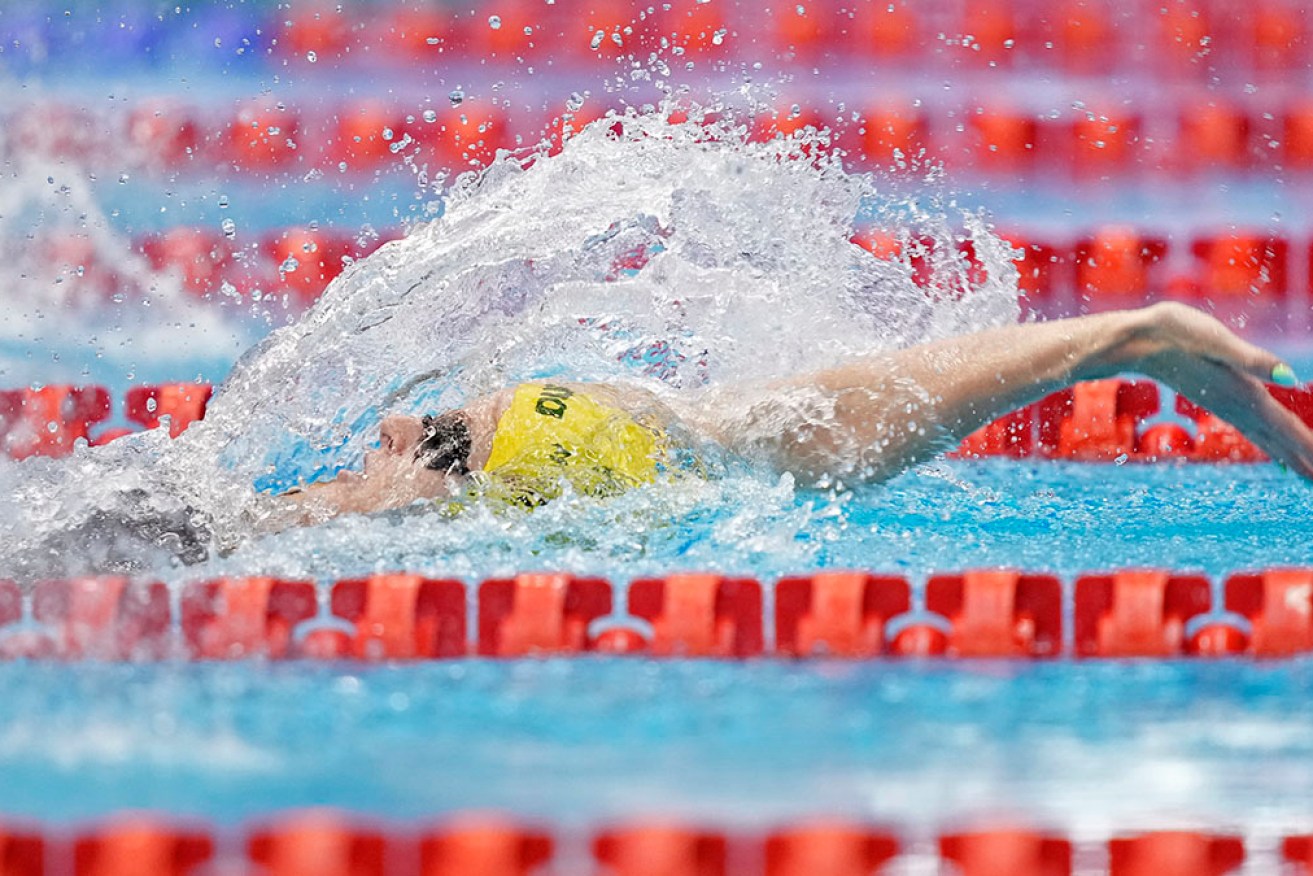 Kaylee McKeown has won gold in the 100m backstroke final at the world championships. 
