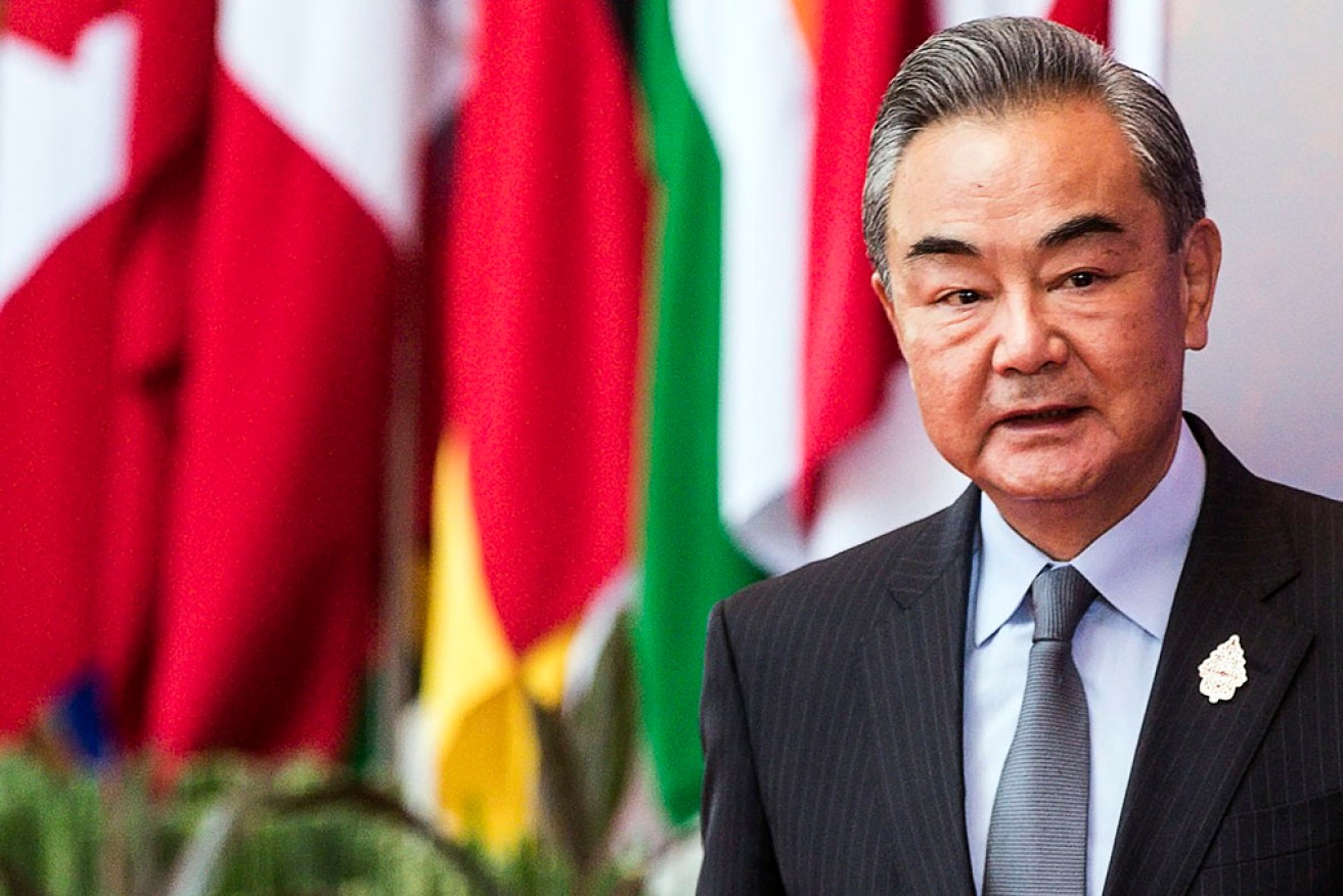 China's Foreign Minister Wang Yi will arrive in Canberra on Wednesday.