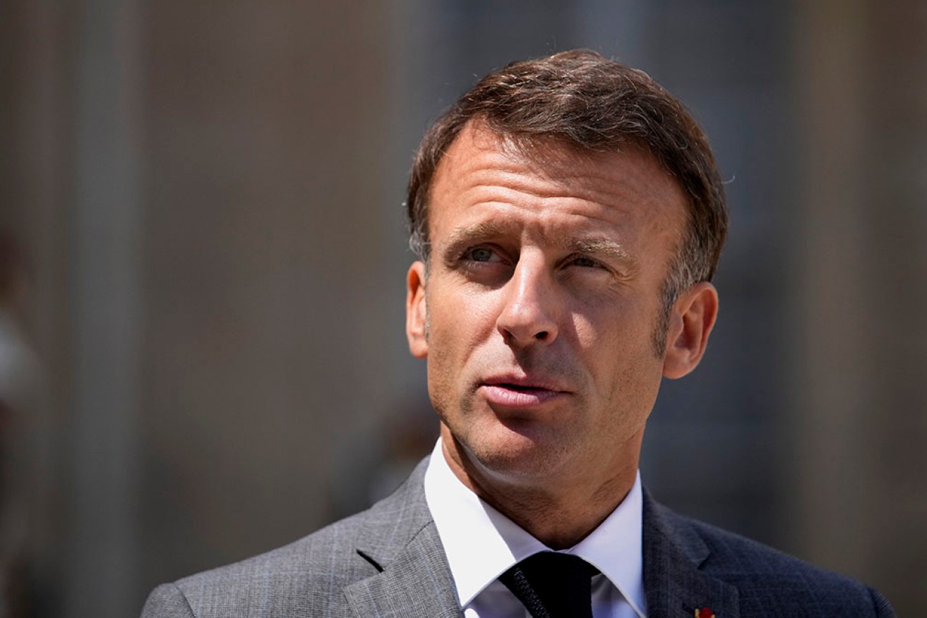 Emmanuel Macron has become the first French president to visit Vanuatu since Charles de Gaulle.