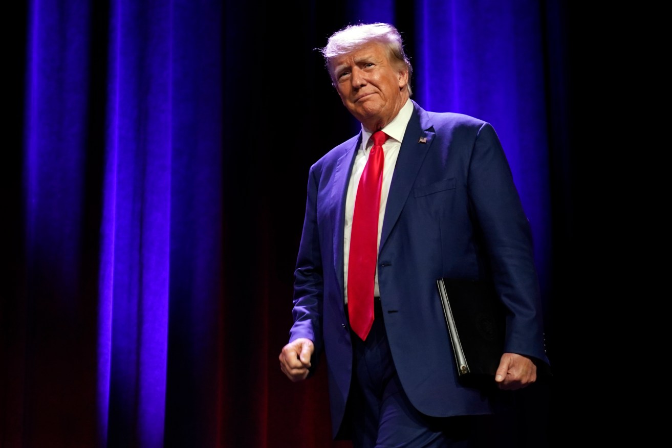 Former US president Donald Trump will leave the Republican debate stage to his opponents this time.