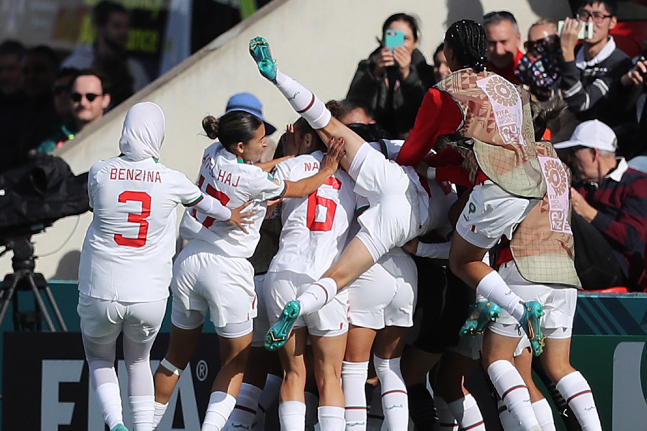 Morocco has claimed a first victory at the Women's World Cup with a 1-0 win over South Korea.