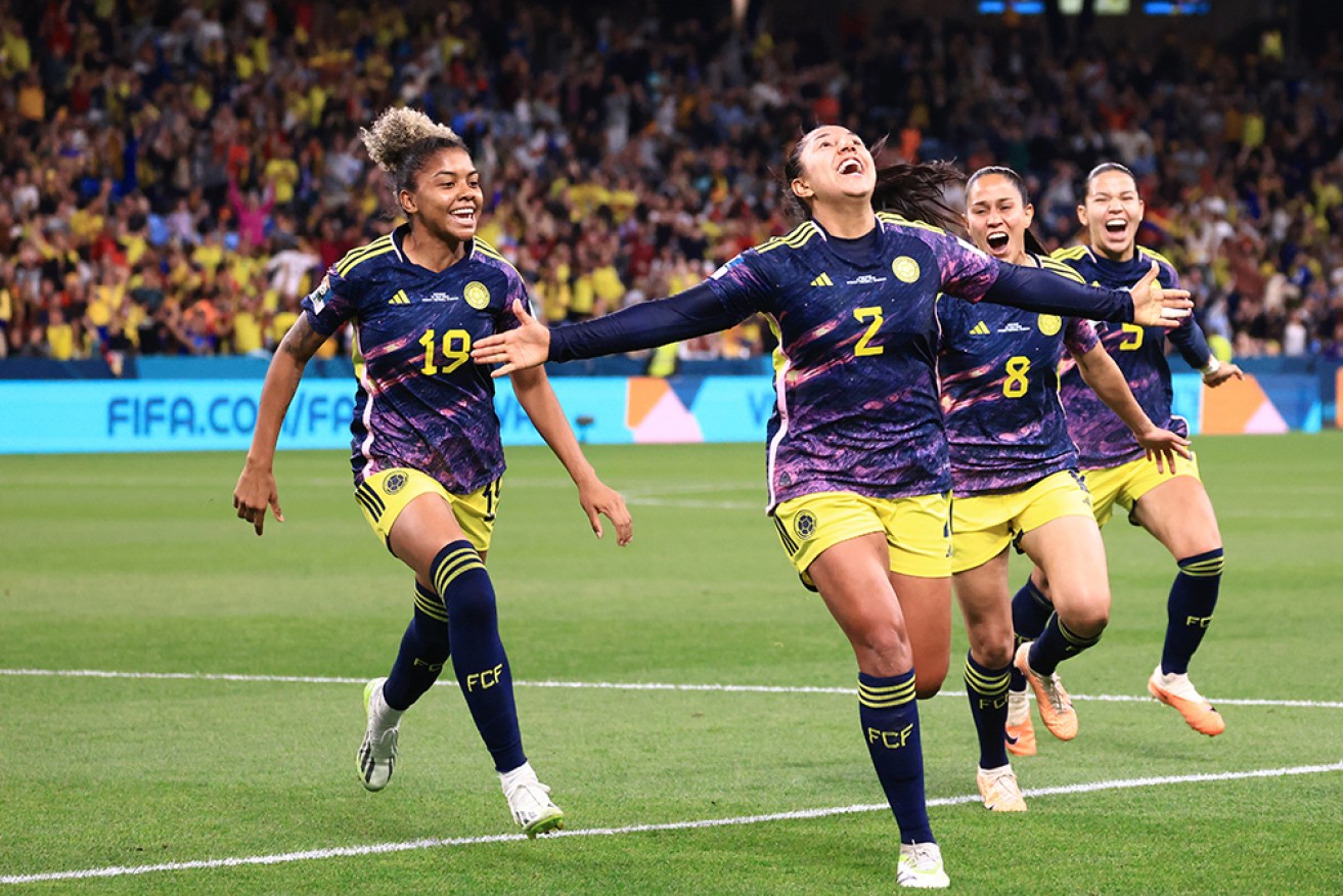 Colombia stunned Germany 2-1 in the World Cup, with Manuela Vanegas scoring deep into stoppage time.